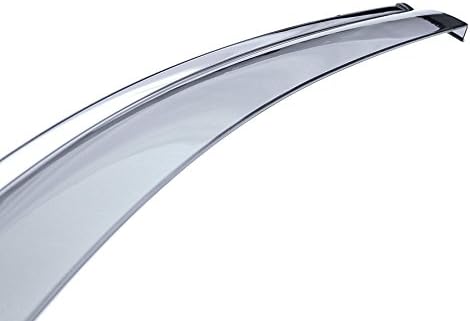 WellVisors Window Visors Wind Deflectors Compatible with Toyota 2008-2017 Venza with Chrome Trim Rain Guards 3-847TY036
