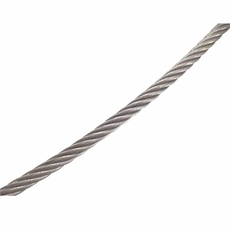Câble en acier pour drisse de yacht flexible 4mm cordage marin 250m