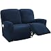 Fuduoduo Copridivano Penisola Elasticizzato Sofa,Divano Manica-Tibetano_3 Persone,Jacquard Copridivano Coprisofà