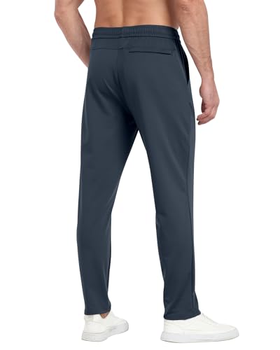 3 Pack Men's Workout Sweatpants with Pockets,Athletic Gym Tapered Joggers Pants for Men Running Pants4