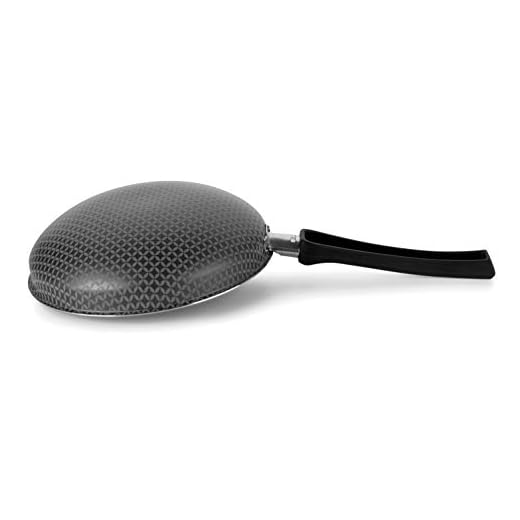 Crepeira Panquequeira Invertida, Aluminio Antiaderente, Linha Gourmet, Multiflon, Preto, 20 cm