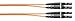 Fiber Optic Patch Cord, LC/LC, 3m, Riser