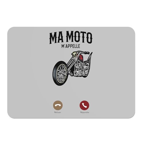 Sets de table moto haut de gamme en liège et napperons gris