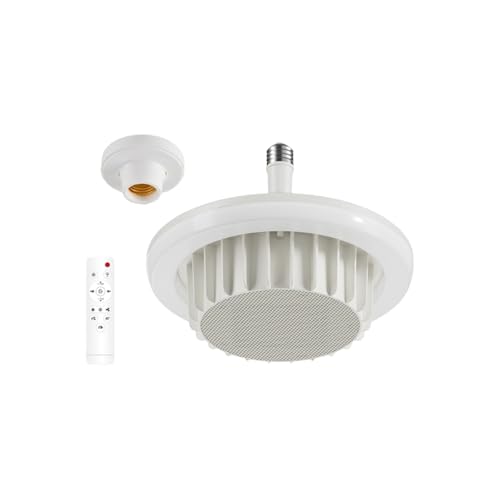 ZBIianxer 220 V E27 mando a distancia lámpara de aire caliente espiral de alto rendimiento calentadores eléctricos luz de ventilador para calefacción eficiente en casa calefacción de alto rendimiento