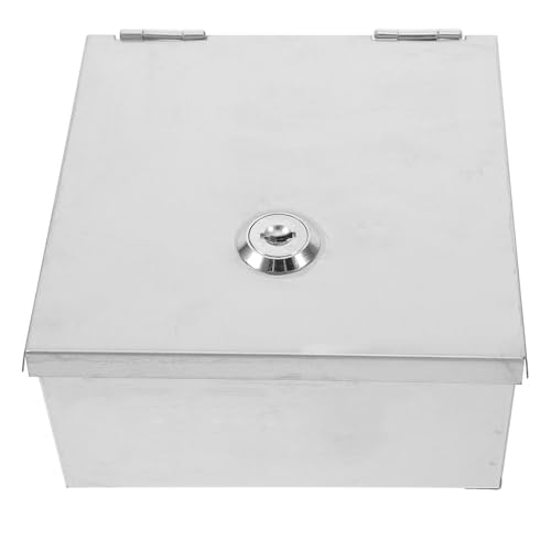 Boîte de protection pour prise électrique verrouillable et antivol en acier robuste