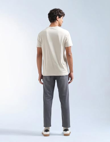 Image of Flying Machine Men's Relaxed Tapered Fit Jeans| Solid | Mid Rise | Stretchable | Jeans for Man