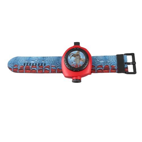 TARSHYRY Reloj de Dinosaurio 3D para Niños, Juguete Educativo con 24 Patrones para Contar Historias y Regalos de Cumpleaños