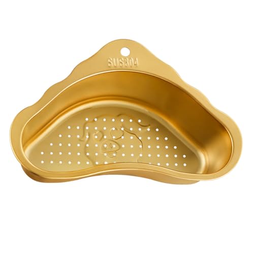 Colador Triangular de Acero Inoxidable para Fregadero de Cocina