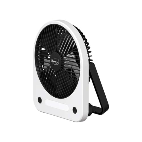 Image of Pigeon Wave Portable Mini Fan With 1800Mah Rechargeable Battery, 3 Speed Modes & USB Charging | Ultralite, 180 Rotation, Multi-Clip Function For Home, Kitchen And Travel, 6 Inches