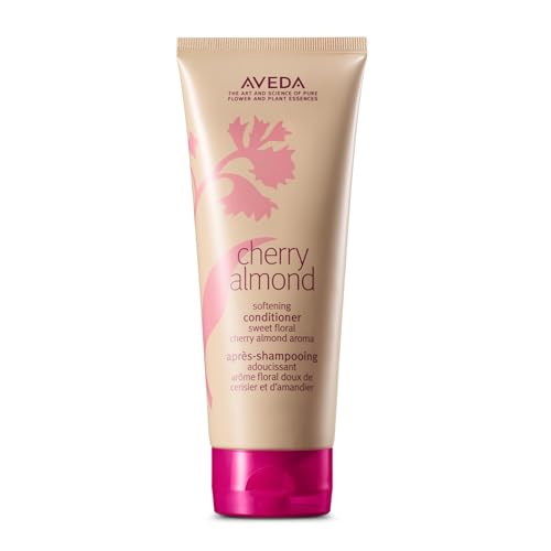Aveda Cherry Almond Softening Conditioner | for Normal to Dry Hair | 98% Naturally Derived* | with Coconut Oil & Shea Butter | Silicone Free | Iconic Aroma of Tonka, Orange, Ylang Ylang, 200ml