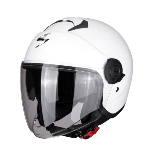 Scorpion EXO-CITY Solid Silver XXS casque jet aux finitions soignées et design moderne argent