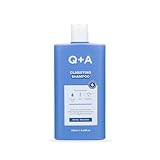 Q+A Clarifying Shampoo (250ml), Scalp-Refreshing, Build-Up Removing, Moisturising and Microbiome-Balancing Hair Care, Salicylic Acid Shampoo, with Oatmeal and Prebiotics