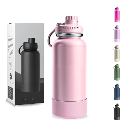 Garrafa Térmica 1000ML - Duplamente Isolada a Vácuo, Aço Inox 304, Capa Protetora da Base ... Garrafa Térmica 1000ML - Duplamente Isolada a Vácuo, Aço Inox 304, Capa Protetora da Base ...