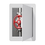 FORLAND Plumbing Access Panel for Drywall Ceiling White 4 x 6 inch Plastic Access Door Removable Hinged Wall Access Panel Reinforced Hinged Panel