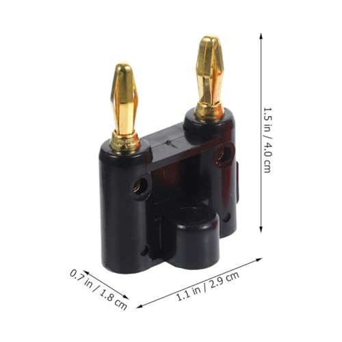 Conectores banana para altavoz con diseño de doble punta y tornillo 2