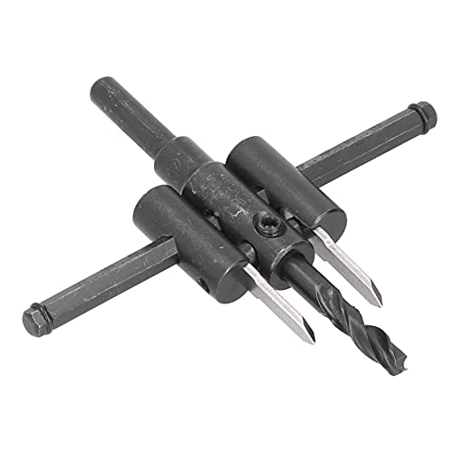 Yinhing Kit de Sierra Cortadora de Agujeros Circulares de 30MM, Broca para Madera para Cortar Madera y Plástico, Ideal para Proyectos de Bricolaje y Uso Profesional (30-120 milímetros)