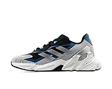 Flach adidas Herren X9000L4 U Sneaker, core Black/Silver met./Altered Blue, 44 EU