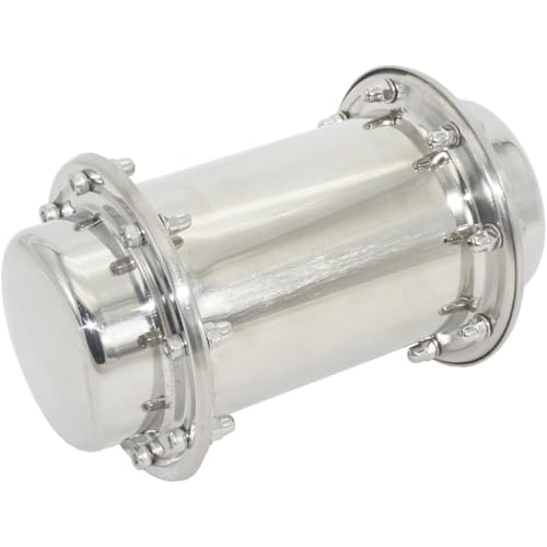 Wuyangcun Time Capsule   Contenedor resistente al agua de acero inoxidable de 18,5 cm para graduación, cumpleaños, futuro