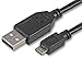 PRO SIGNAL - Micro USB B to USB A Male to Male Lead, 1m Black