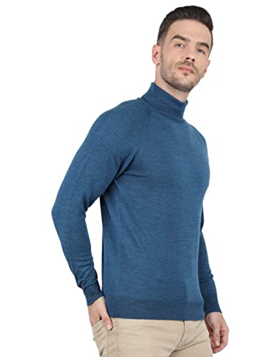 Image of Monte Carlo Men Wool High Neck Pullover Sweater