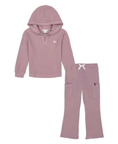 Conjunto de pantalones térmicos y fleece Lucky Brand ropa de invierno para niñas 2pc