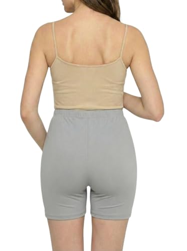 Image of Women's High Waist & Mid-Thigh Cotton Lycra Maternity Shorts|Pregnancy Panty|Maternity Panties Over The Belly for The Pre & Post Pregnancy