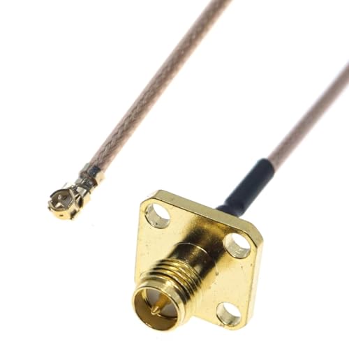 QYZLVCES(���X) RG178�P�[�u��DIY IPX mi ni MS156����RP-SMA���X4���t�����W�R�l�N�^�s�O�e�[������(8inch 20cm)