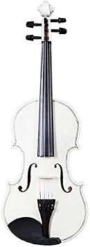 Glarry Full Size 4/4 Acoustic Violin White Basswood Adult Beginner
