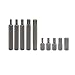 NEIKO 10078A XZN Triple Square Spline Bit Socket Set | 11 Piece Long and Short | 12 Point | CrV Steel