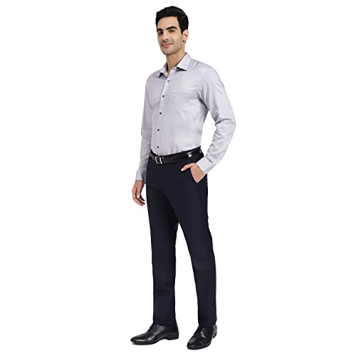 Image of Arrow Men Slim fit Cotton Printed Long Sleeves Cutaway Collar Shirt