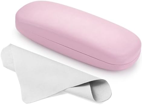 Marvolia Glasses Case Hard Shell - PU Leather Eyeglass Case Eyeglasses Case for Sunglasses Eye Glasses Case
