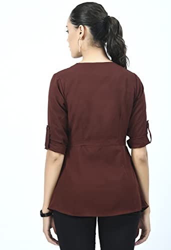 Image of V&M Fashion Women Top with Full Sleeves for Women Top,Stylish Top, Casual Wear Top for Women /Girls Top
