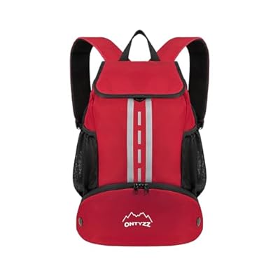 ONTYZZ Mochila de Futbol con Zapatillero Impermeable Mochila Deporte Mochila Multifuncional para Baloncesto Balonmano Voleibol Playa Piscina Yoga Baile Gimnasio Bolsa Cuerdas