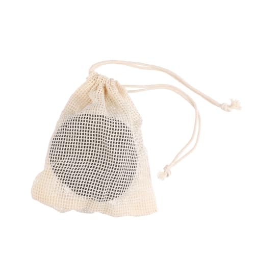 Baluue 10pcs Bamboo Charcoal Makeup Remover Pads Reusable Face Pads for Women Soft Washable Design