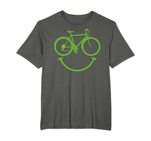Andare in bicicletta con una bicicletta. Che si tratti di bici da corsa o mountain bike, il design da motociclista/motivo da motociclista per uomini e donne è perfetto per il ciclismo e un divertente giro in bicicletta.