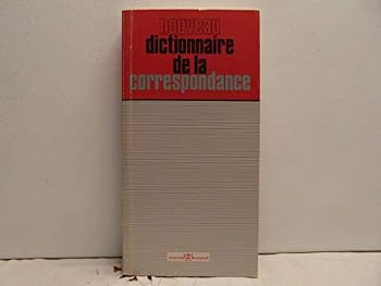 Paperback Nouveau dictionnaire de la correspondance [French] Book