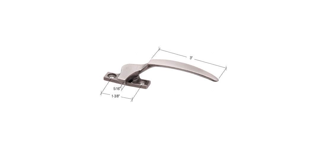 CR Laurence H3603 rechten Flügelfenster Verriegelungsgriff mit 1-3/8" Schraublöchern