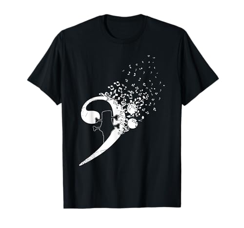 Instrument De Musique Bassiste Clé De Fa Guitare Basse T-Shirt