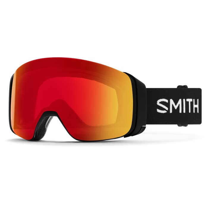 Smith4D MAG Medium Fit Ski Goggles for Men for Women Spare Lens + BUNDLE with Designer iWear Eyewear Kit