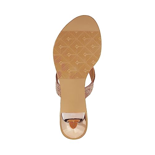 Image of Metro Women Kitten Heel Fashion Sandal