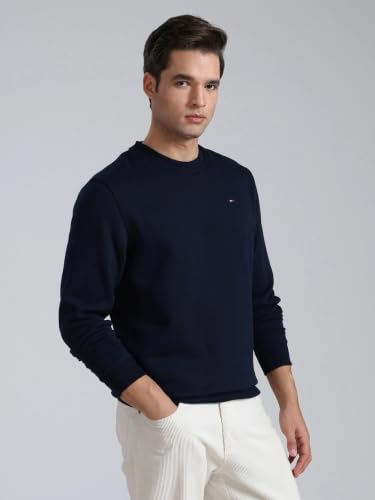 Image of Solid Regular fit Cotton Sweatshirt