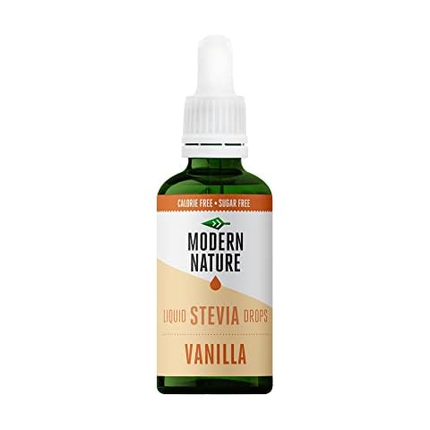 Modern Nature Vanilla Stevia Drops for Sweetening Cover