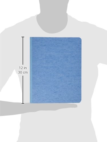 Acco Pressboard Report Cover, Side Bound, Tyvek Reinforced Hinge, 8.5 Inch Centers, 3 Inch Capacity, Letter Size, Light Blue (A7025972A) #TOP2