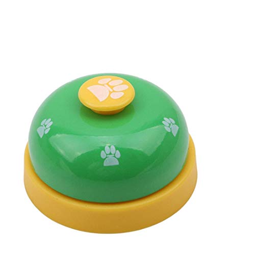 buycheapDG(JP) ペット トレーニングベル 呼び鈴 犬 猫 兼用 卓上ベル おしゃれ コールベル 訓練 しつけ用 ペットおもちゃ 軽量 防水 電池不要 飲食店 玄関 介護 業務用 カウンターベル 7.2*5cm