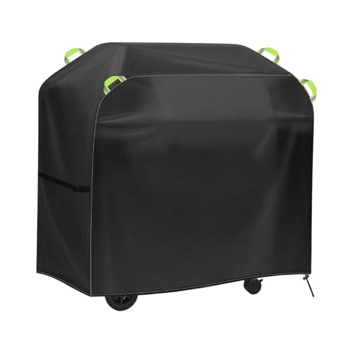 Image of Heavy-Duty Grill Cover 30" 57" Adjustable Windproof Straps 420D Oxford Fabric Reflective Handle Waterproof Oxford Fabric Grills Cover