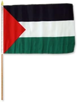 Palestine 12x18in Stick Flag