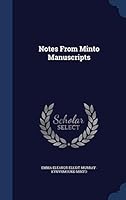 Notes From Minto Manuscripts 1296932060 Book Cover