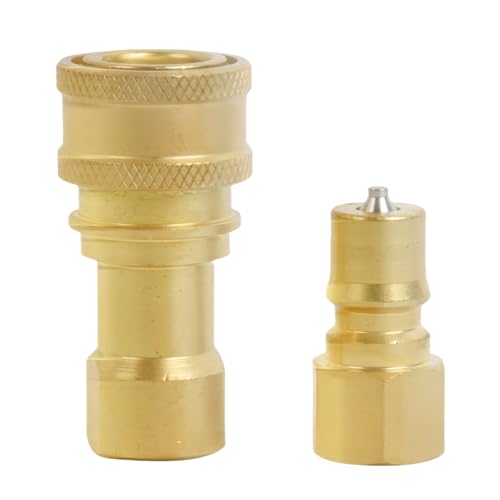 Image of 1 Set Of 1 /4 inch Hydraulic Quick Connect Nipple Compatible With Parker 60 Series Nipples BH2-60 BH2-61