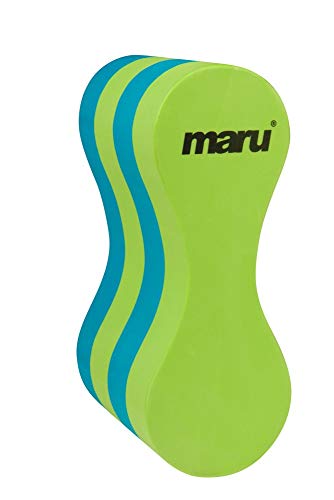 Maru-Unisexs-AT7124-Two-Grip-Fitness-Kickboard-LimeBlue-One-Size-Unisex-Youth-AT7129-Pull-Buoy-LimeBlue-Kids