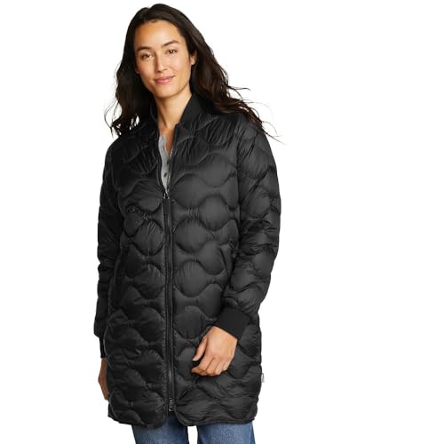 Eddie Bauer Women's Shaw Long Down Bomber Jacket